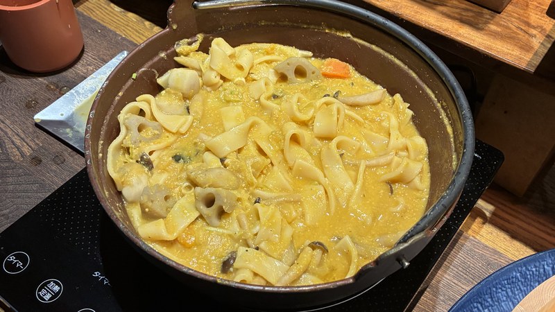 朝食ビュッフェのほうとう