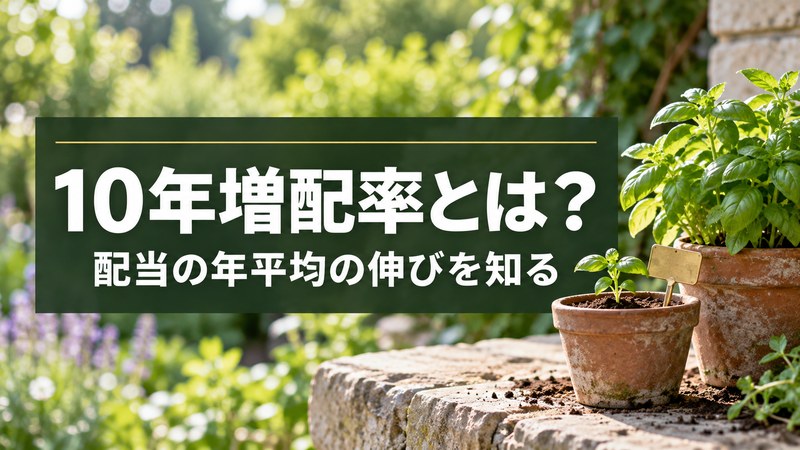 増配率(10年配当CAGR)とは