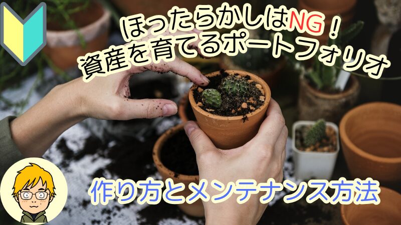 【初心者】配当株ポートフォリオの作り方とメンテナンス方法を徹底解説!安定収入と資産成長を両立